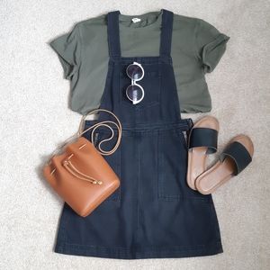 Denim Coverall Dress